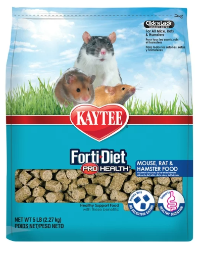 Kaytee Pro Health Mouse, Rat, and Hamster Food 5 lb