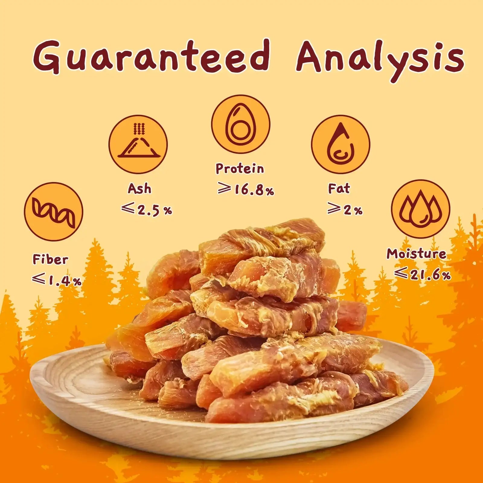 Jungle Calling Dog Treats, Chicken Wrapped Sweet Potato, Gluten and Grain Free, Chewy Dog Bites for Balanced Nutrition, 10.6 oz