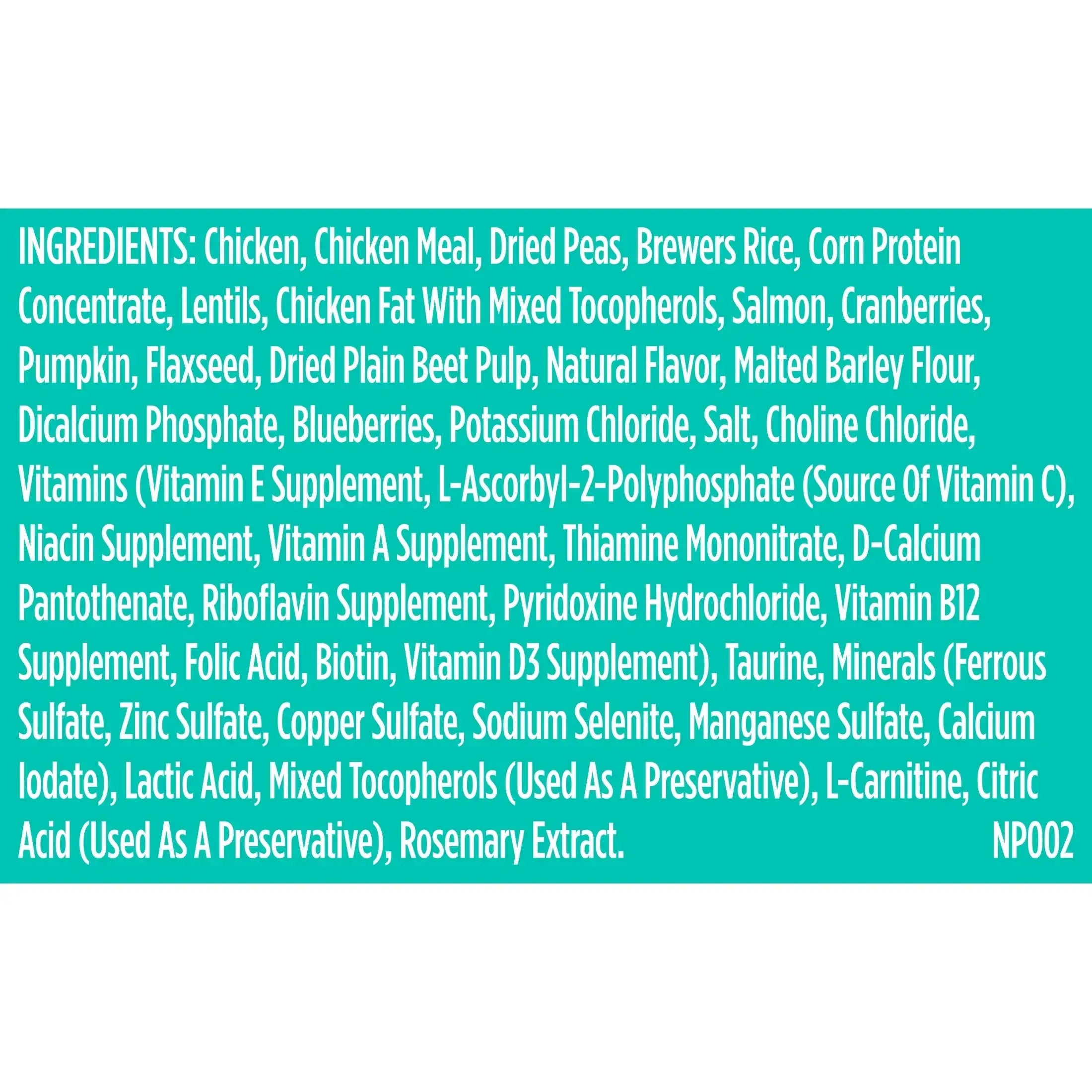 Nutrish Indoor Complete Chicken, Lentils & Salmon Recipe Dry Cat Food (Rachael Ray)